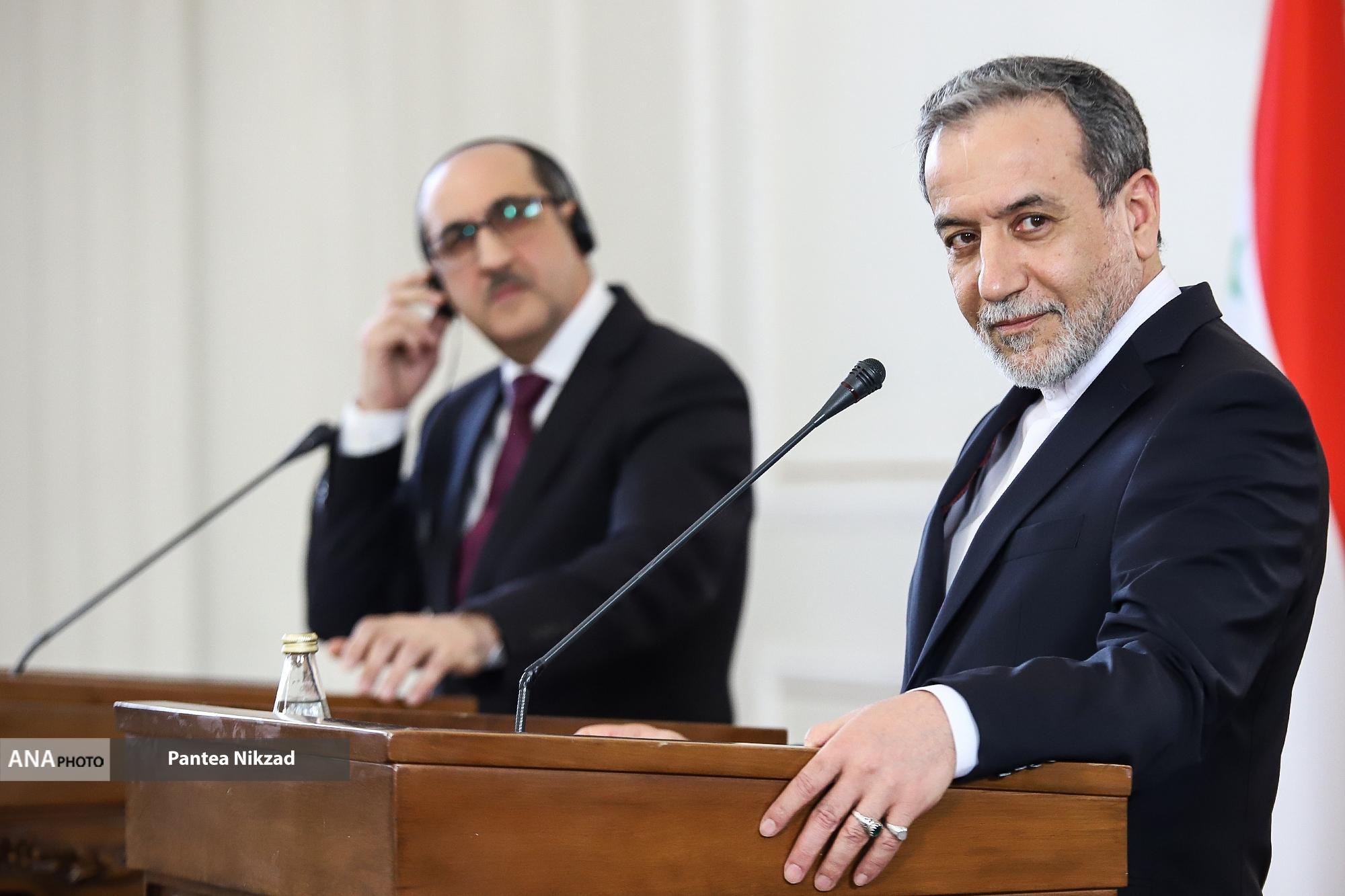 عراقچی: هیچ تجاوزی به خاک ما بی پاسخ نخواهد ماند/ وزیر خارجه سوریه: منطقه تازمانی که اشغالگری وجود داشته باشد روی آرامش نخواهد دید عراقچی: هیچ تجاوزی به خاک ما بی پاسخ نخواهد ماند/ وزیر خارجه سوریه: منطقه تازمانی که اشغالگری وجود داشته باشد روی آرامش نخواهد دید