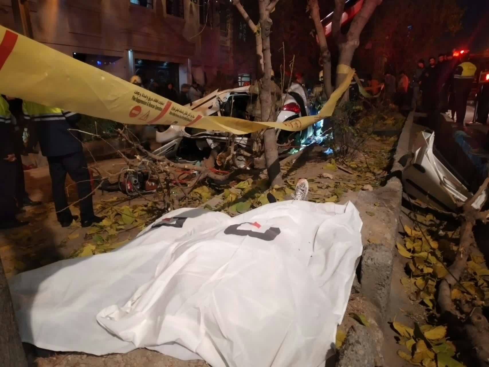 حادثه در بزرگراه حکیم دو کشته برجای گذاشت/ سه نفر به بیمارستان منتقل شدند حادثه در بزرگراه حکیم دو کشته برجای گذاشت/ سه نفر به بیمارستان منتقل شدند