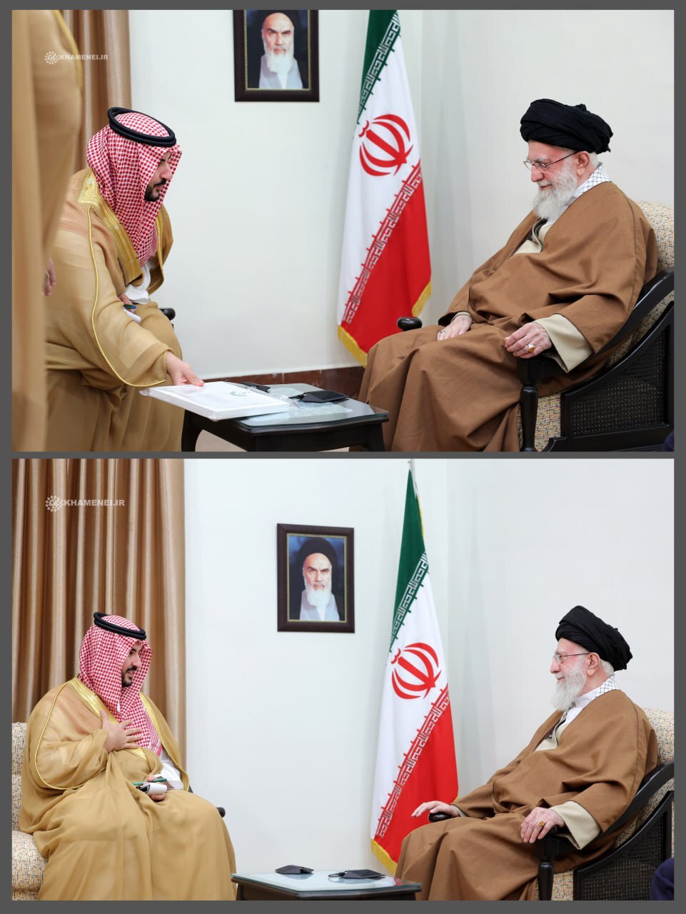 تقدیم پیام پادشاه عربستان به رهبر انقلاب