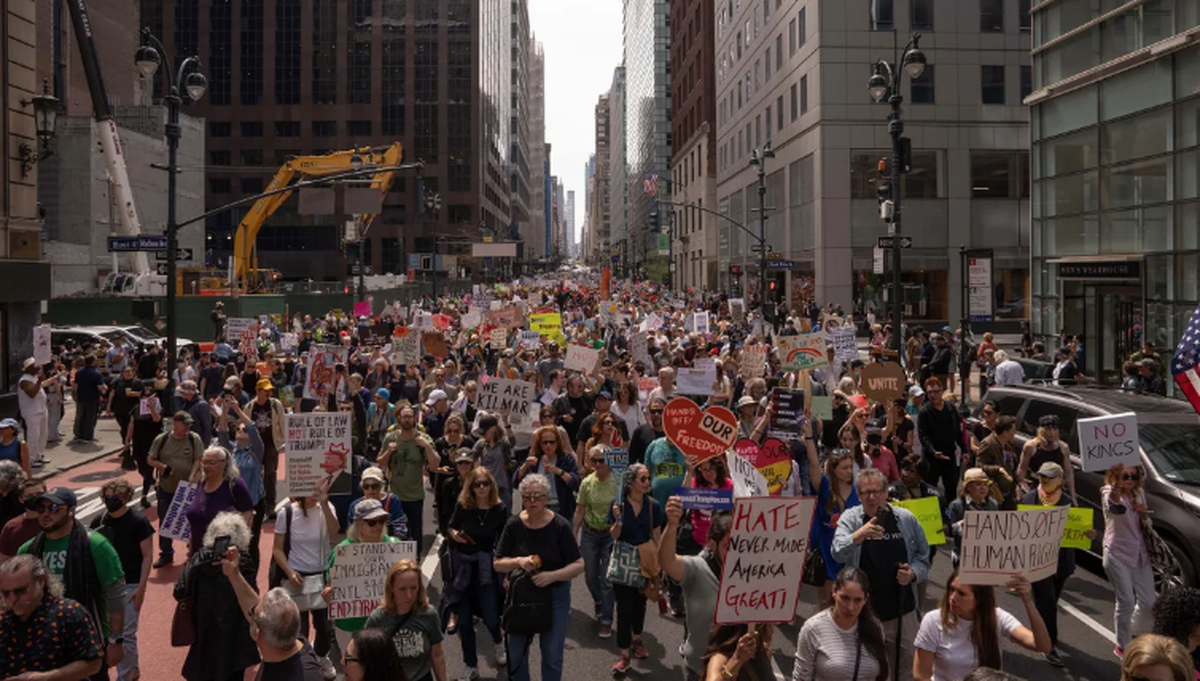 جنبش ۵۰۵۰۱ هزاران معترض آمریکایی را به خیابان‌ها کشاند