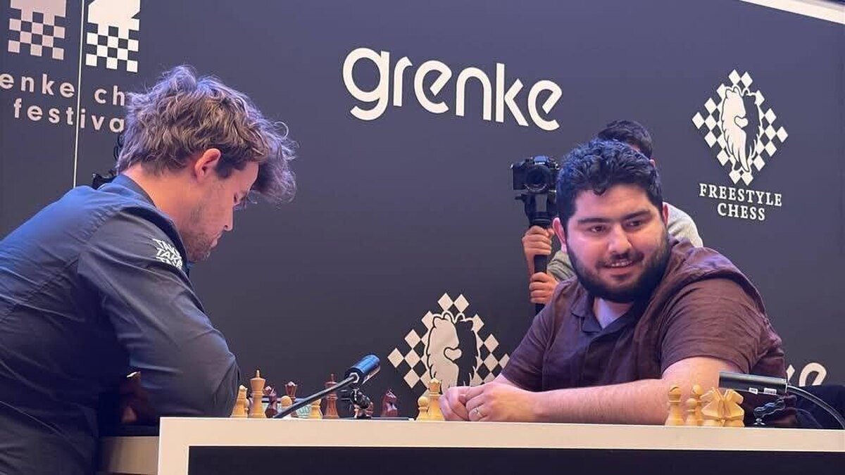 مقصودلو در یک دیدار نزدیک بازی را به کارلسن واگذار کرد  طباطبایی شطرنجباز آلمانی را شکست داد