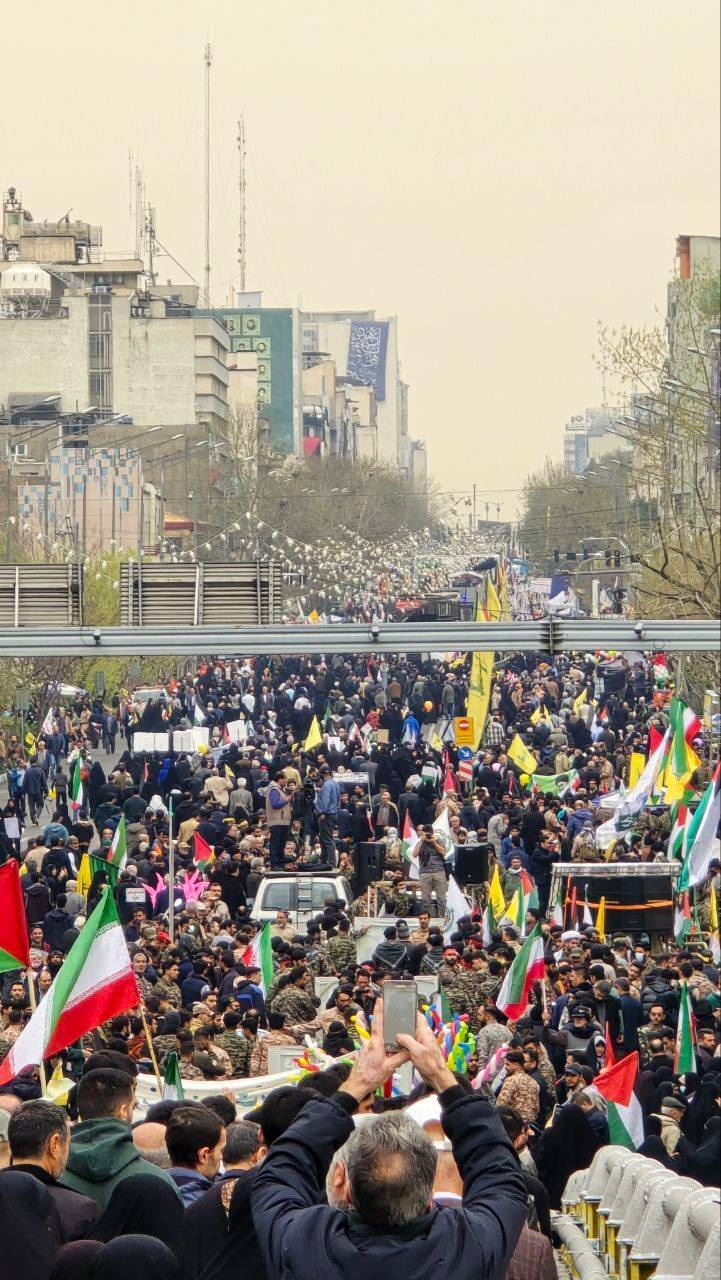 تهران سنگر همبستگی جهانی با آرمان فلسطین/ فریاد عدالت در خیابان‌های پایتخت