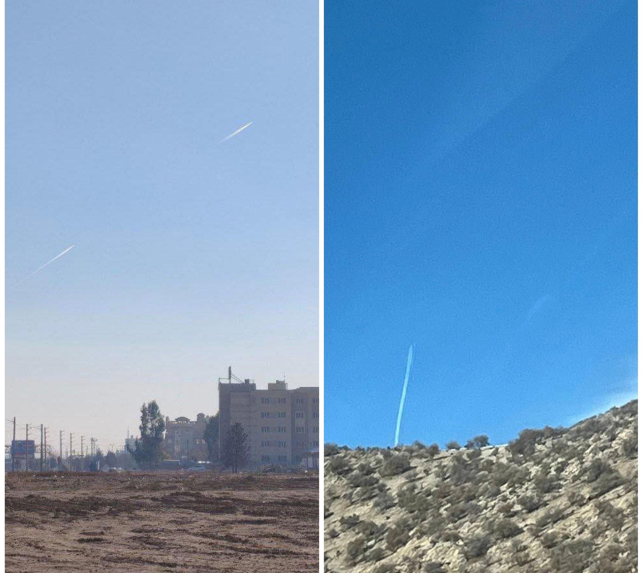 آزمایش موشکی در چند نقطۀ ایران +فیلم&zwnj;وَعکس