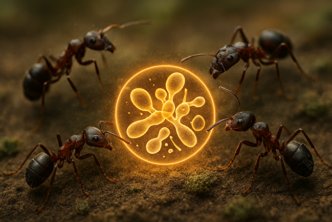 مورچه‌ها کارخانه‌های زنده تولید آنتی‌بیوتیک هستند