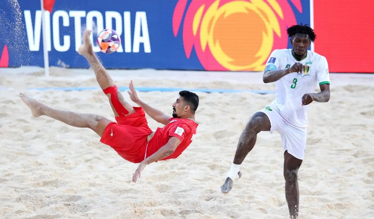 جام جهانی فوتبال ساحلی| غلبه یوزهای پابرهنه بر موریتانی