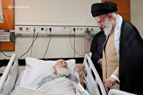 عیادت رهبر انقلاب اسلامی از حضرت آیت‌الله نوری همدانی