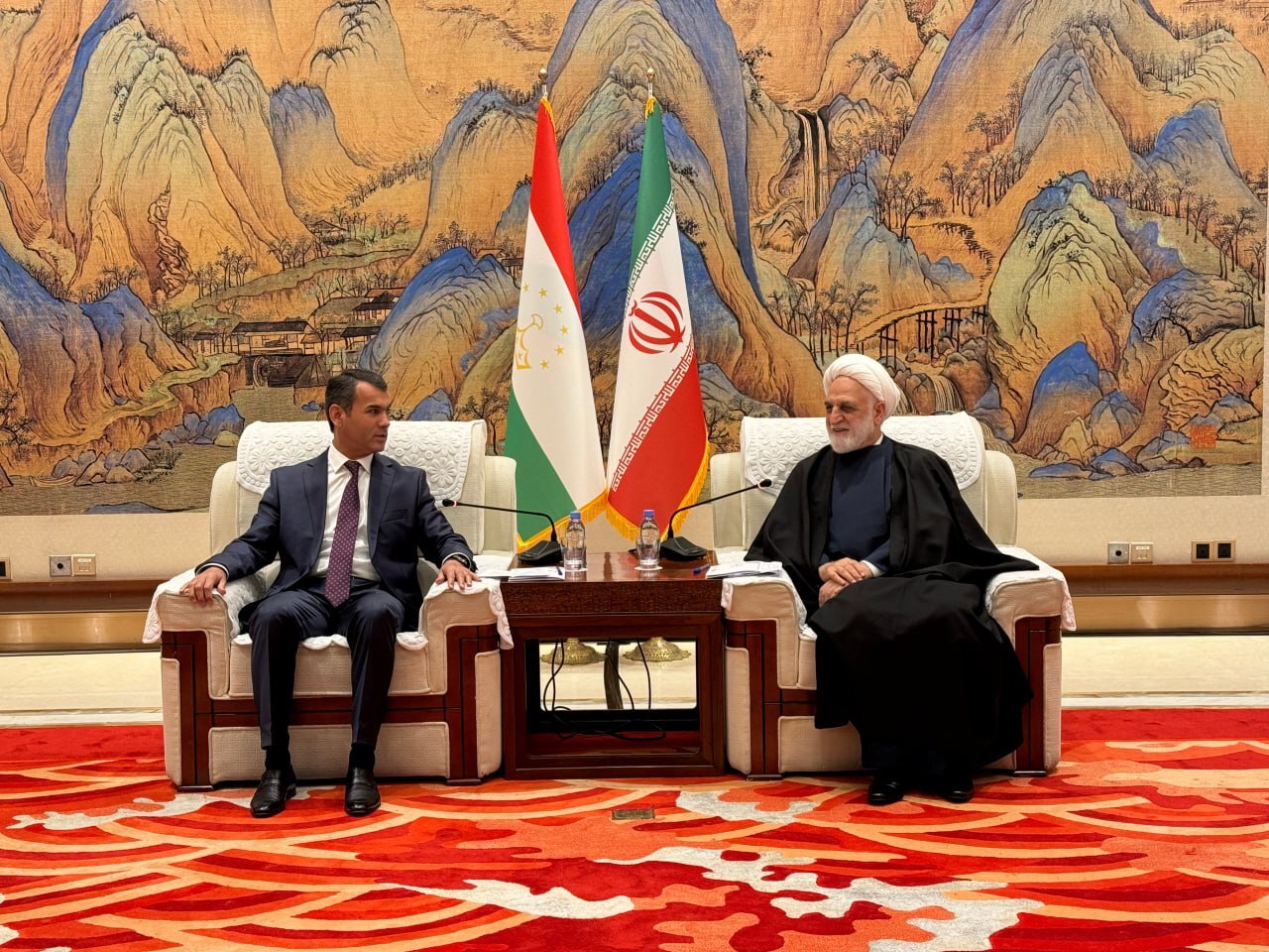 گفت‌وگوی رئیس دستگاه قضایی ایران با روسای قضایی کشورهای عضو شانگهای