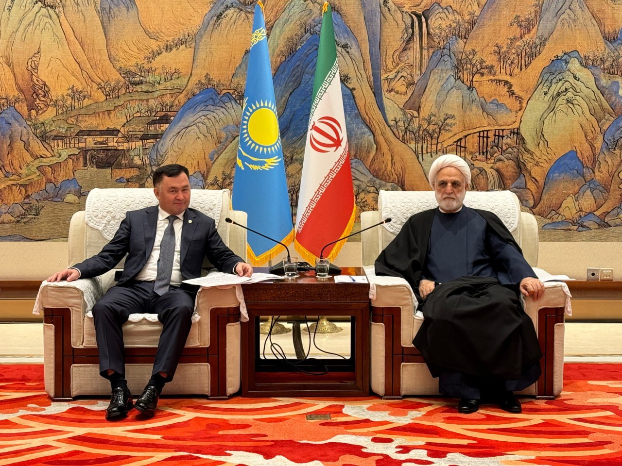 گفت‌وگوی رئیس دستگاه قضایی ایران با روسای قضایی کشورهای عضو شانگهای