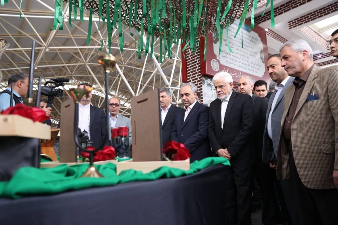 عارف به آذربایجان شرقی سفر کرد عارف به آذربایجان شرقی سفر کرد