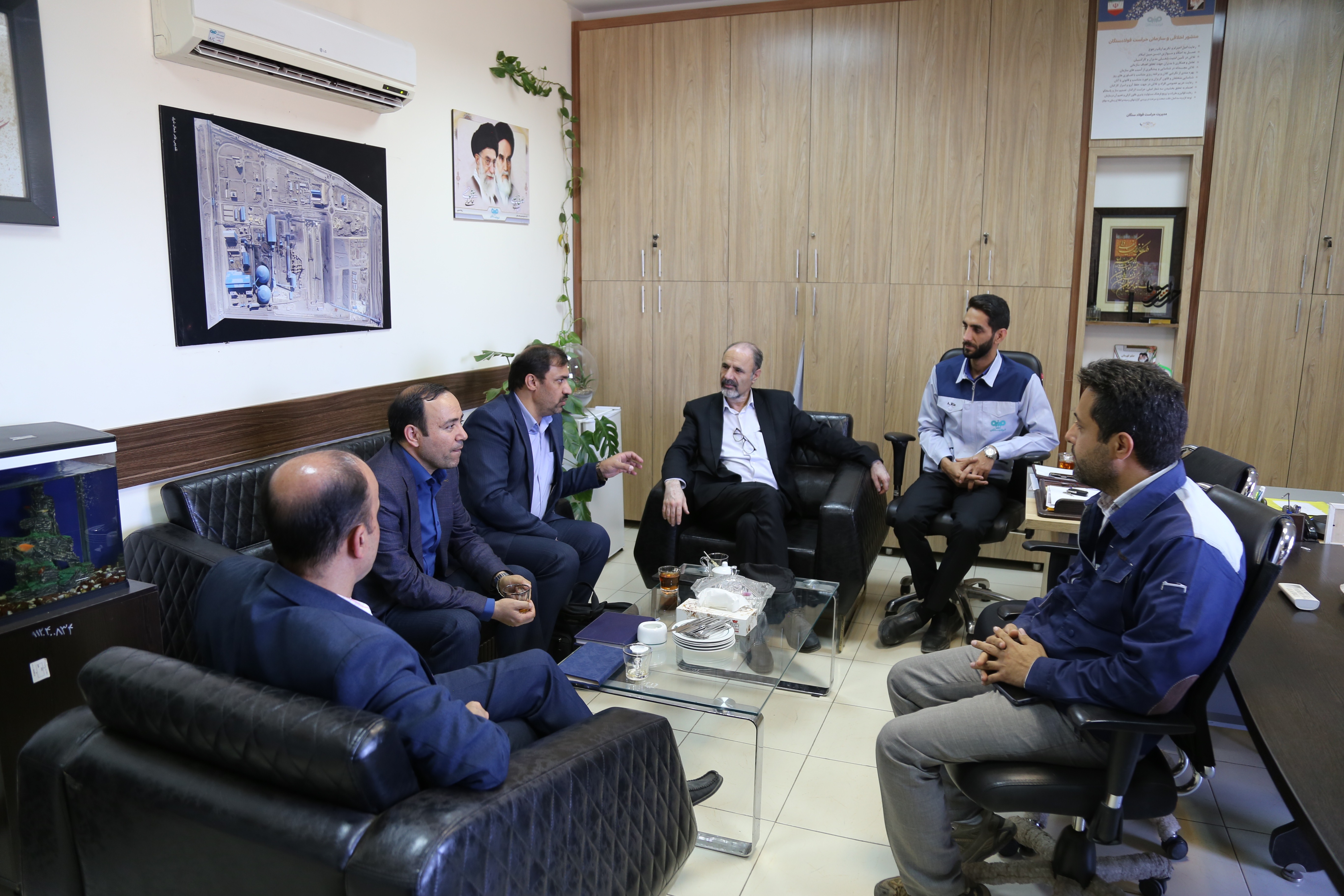 بازدید هیئت دانشگاه آزاد تربت‌حیدریه از معادن سنگ‌آهن سنگان خواف