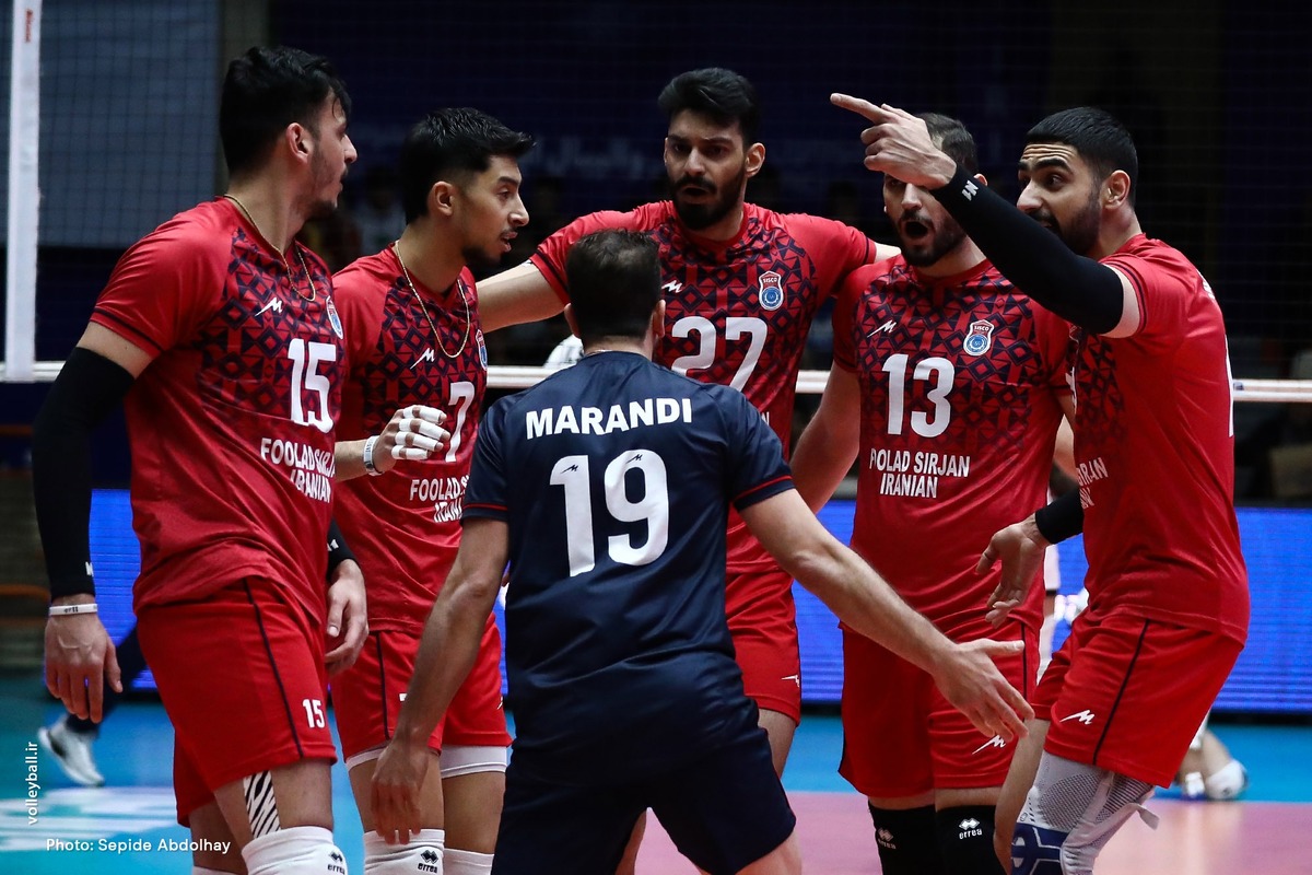 لیگ قهرمانان والیبال آسیا| دومین پیروزی سیرجانی ها با شکست نماینده چین تایپه  صعود فولاد به عنوان صدرنشین
