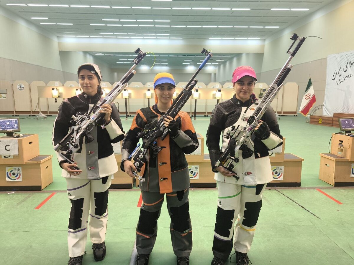 مسابقات آزاد تفنگ بانوان| نفرات برتر مشخص شدند  چهل امیرانی به مدال نقره رسید