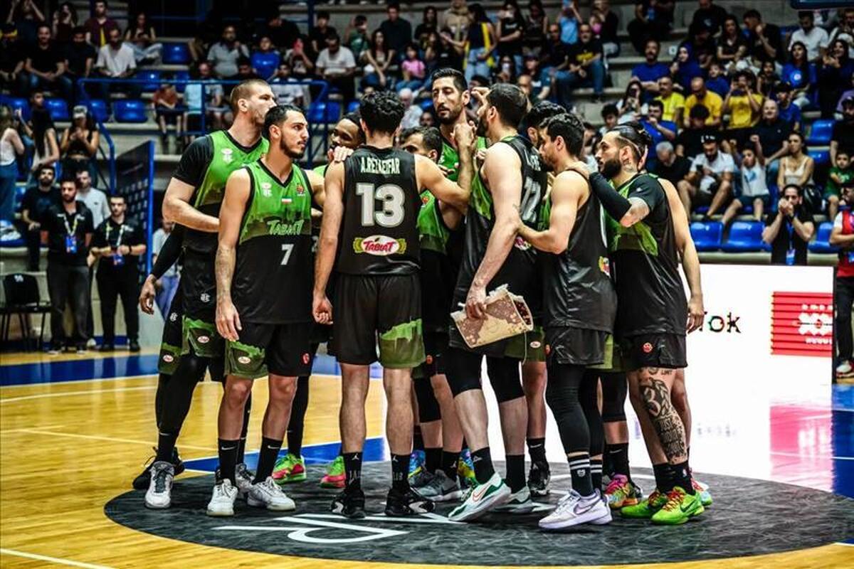 سوپر لیگ بسکتبال غرب آسیا| طبیعت حریف الریاضی لبنان نشد  نایب قهرمانی نماینده ایران