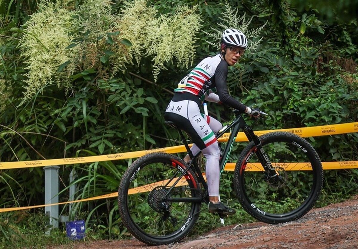 دوچرخه سواری قهرمانی آسیا| پرتو آذر در جایگاه هشتم ایستاد