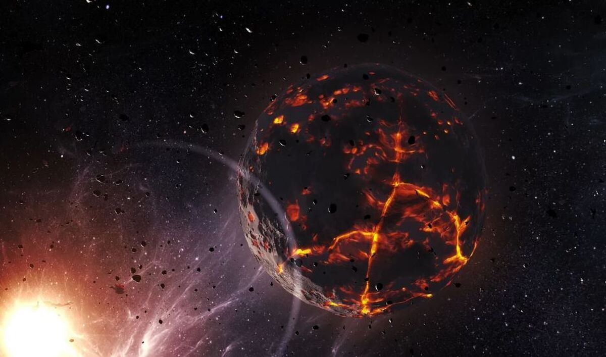 مشاهده خودکشی یک سیاره‌ بر اثر برخورد با ستاره‌اش