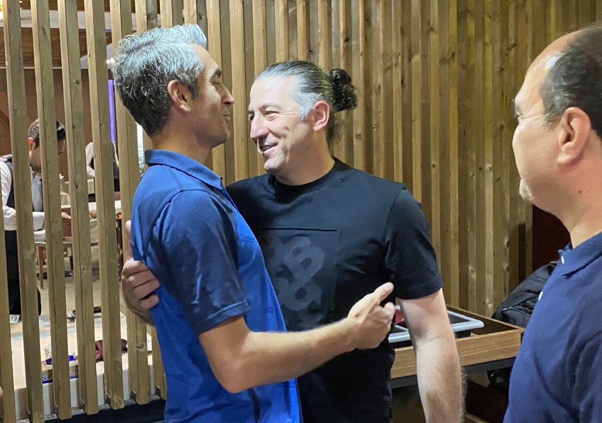 حضور مربی تیم ملی در اردوی استقلال + عکس