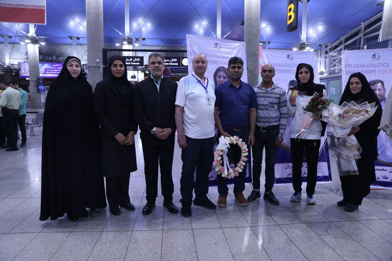 بازگشت کاروان دوومیدانی به ایران در غیاب متخلفین بازگشت کاروان دوومیدانی به ایران در غیاب متخلفین