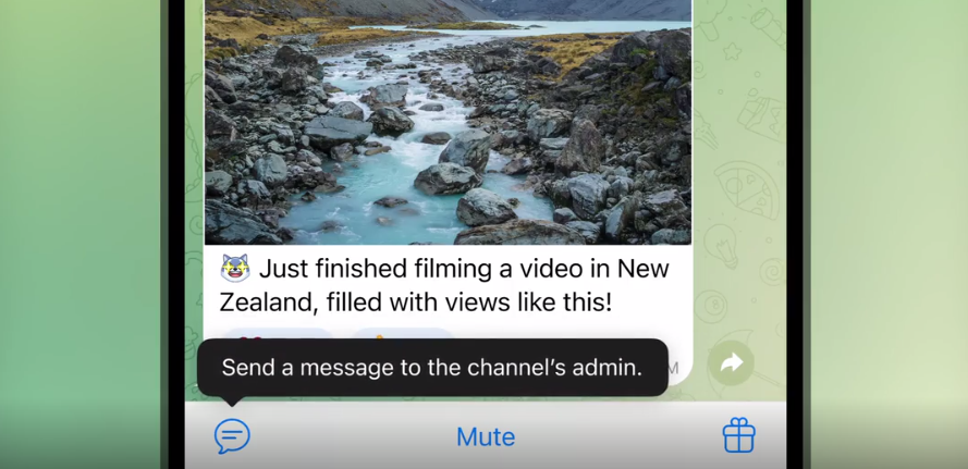 تلگرام با قابلیت ارسال پیام خصوصی به کانالها بهروز شد تلگرام با قابلیت ارسال پیام خصوصی به کانالها بهروز شد