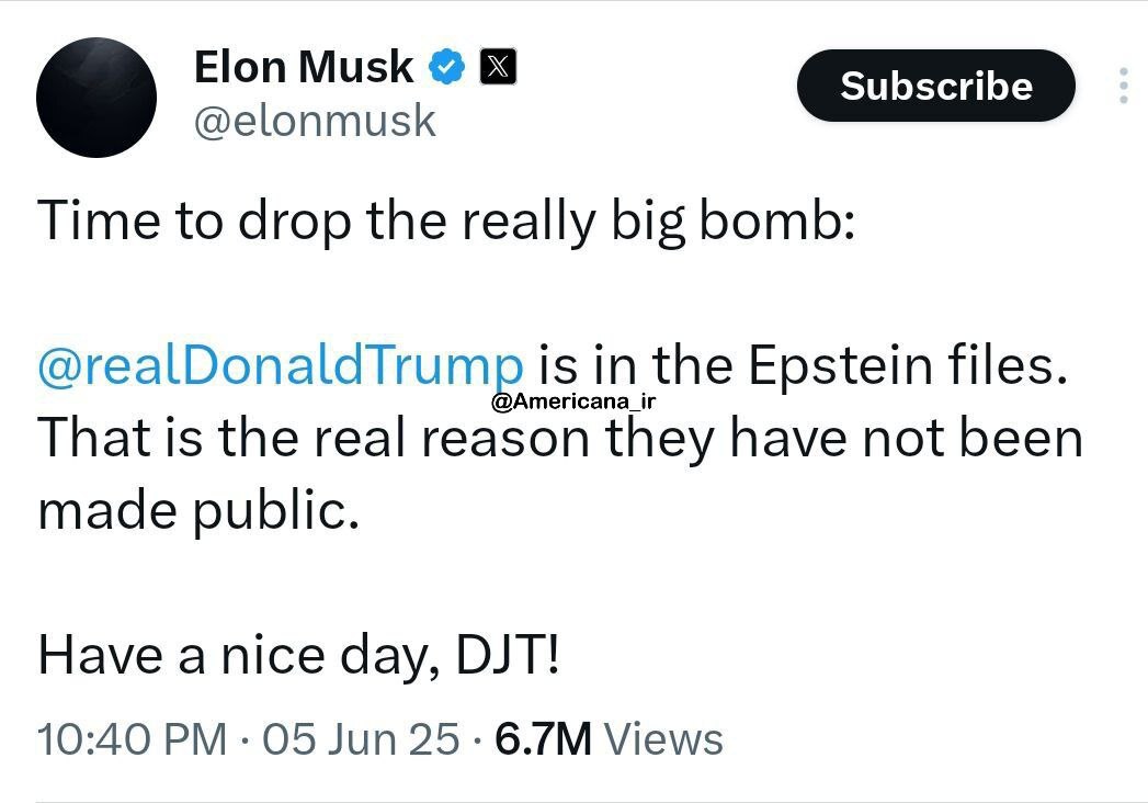 دعوای ترامپ و ایلان ماسک؛ شکاف قدرت و منافع در سیستم سیاسی آمریکا دعوای ترامپ و ایلان ماسک؛ شکاف قدرت و منافع در سیستم سیاسی آمریکا