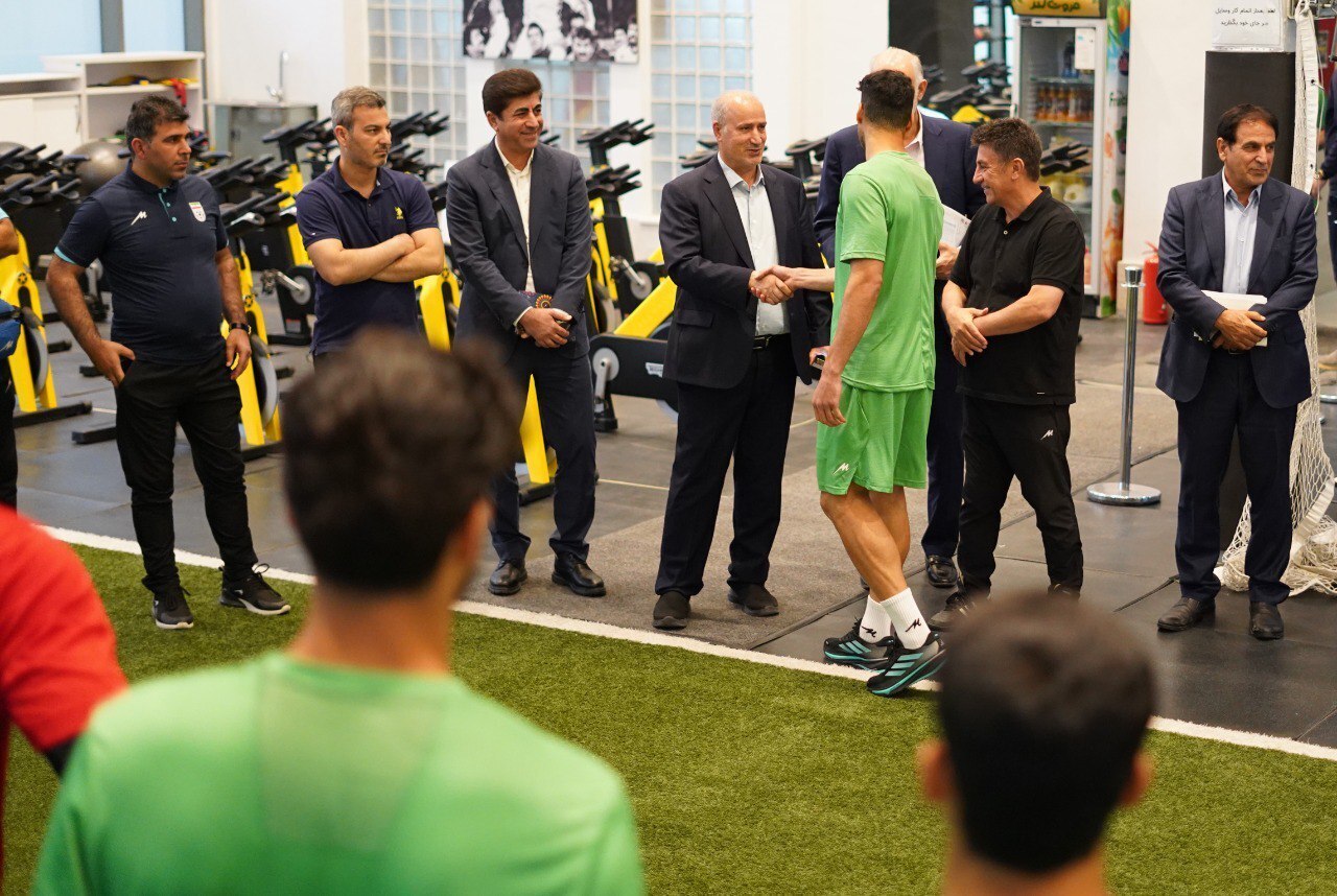 حضور مهدی تاج در اردوی تیم ملی ایران حضور مهدی تاج در اردوی تیم ملی ایران