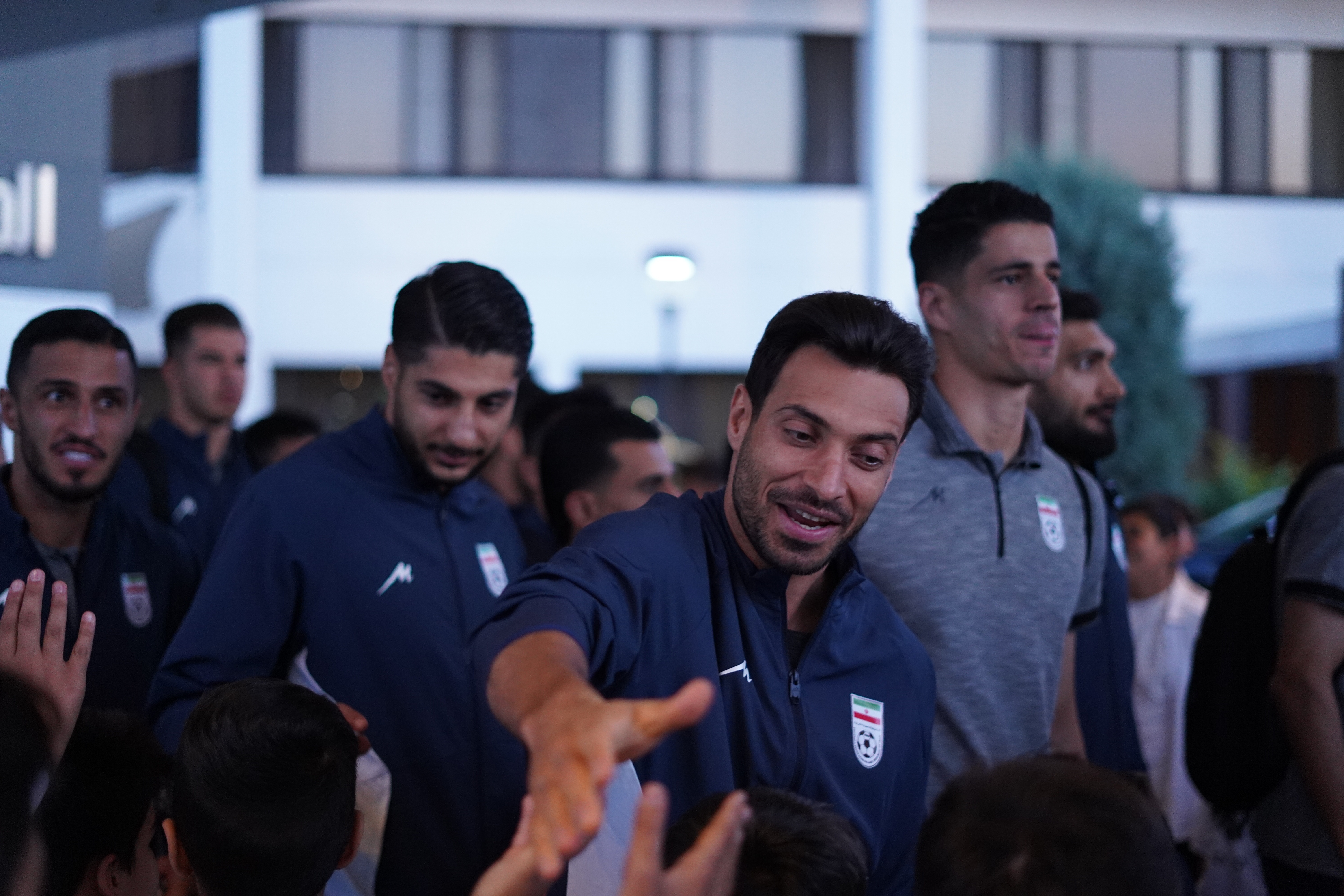 دیدار اعضای تیم ملی با نونهالان فوتبالیست