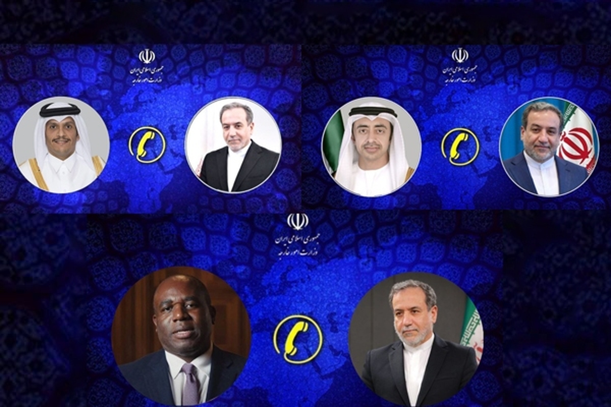 تماس‌های دیپلماتیک فشرده در پی تجاوز صهیونیستی؛ حمایت پاکستان، قطر ، قبرس و امارات از ایران، هشدار تهران به لندن