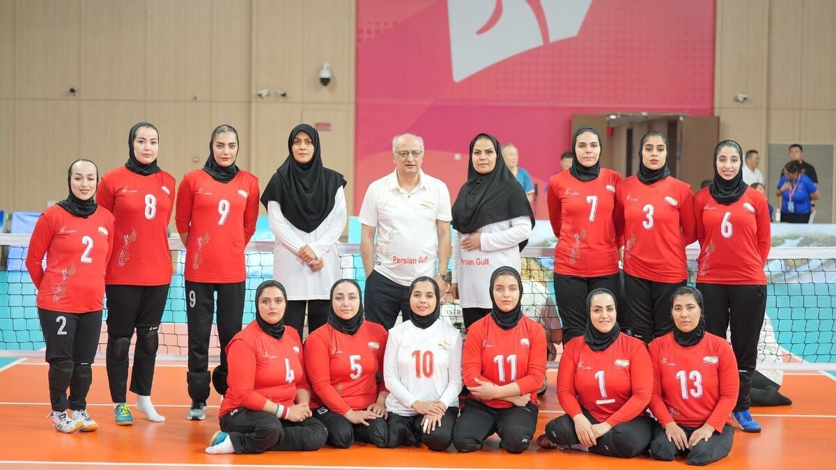 والیبال نشسته قهرمانی آسیا| تیم ملی بانوان ایران نایب قهرمان شد