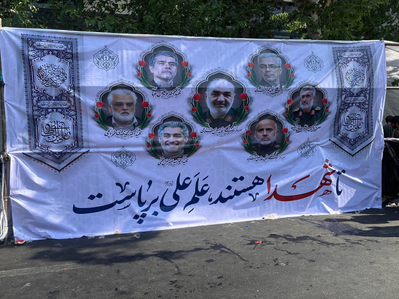 تهران یکپارچه حماسه شد/ گرامیداشت یاد دانشمندان هسته‌ای و فرماندهان طریق القدس در مهمانی کیلومتری