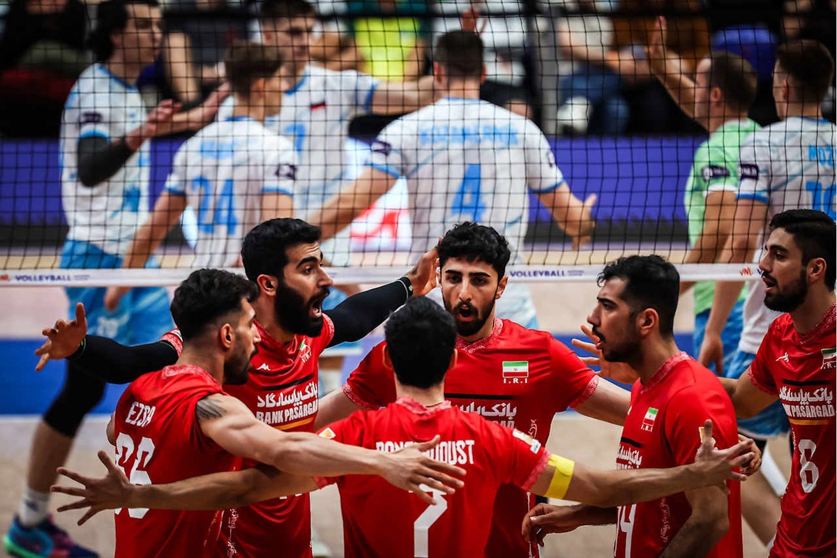 لیگ ملت‌های والیبال| تیم ملی با دو تغییر به مصاف اوکراین می رود