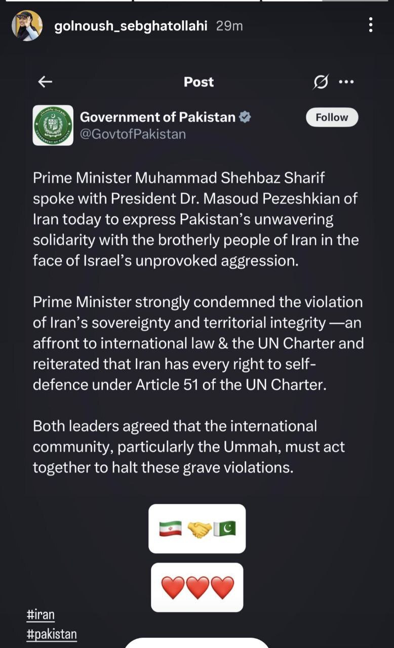 اقدام تحسین برانگیز سبقت‌الهی در اطلاع‌رسانی جهانی نسبت به اقدام وحشیانه رژیم صهیونی +عکس