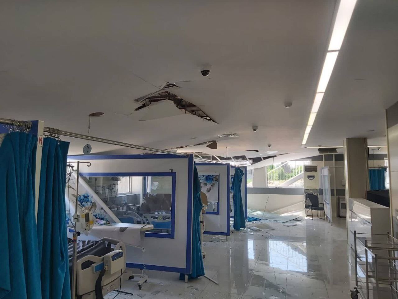 حمله رژیم صهیونیستی به بیمارستان فارابی کرمانشاه