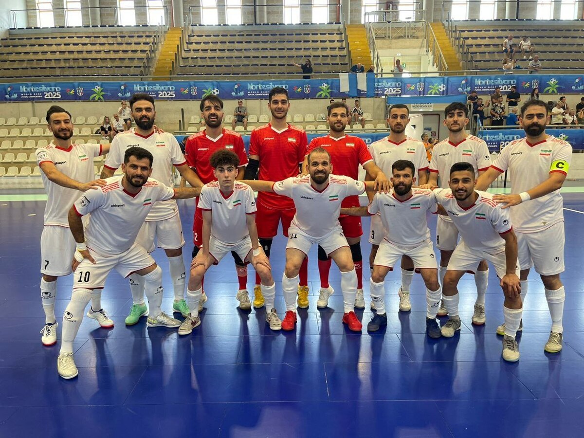 فوتسال ناشنوایان قهرمانی جهان| دومین پیروزی مقابل ایتالیای میزبان