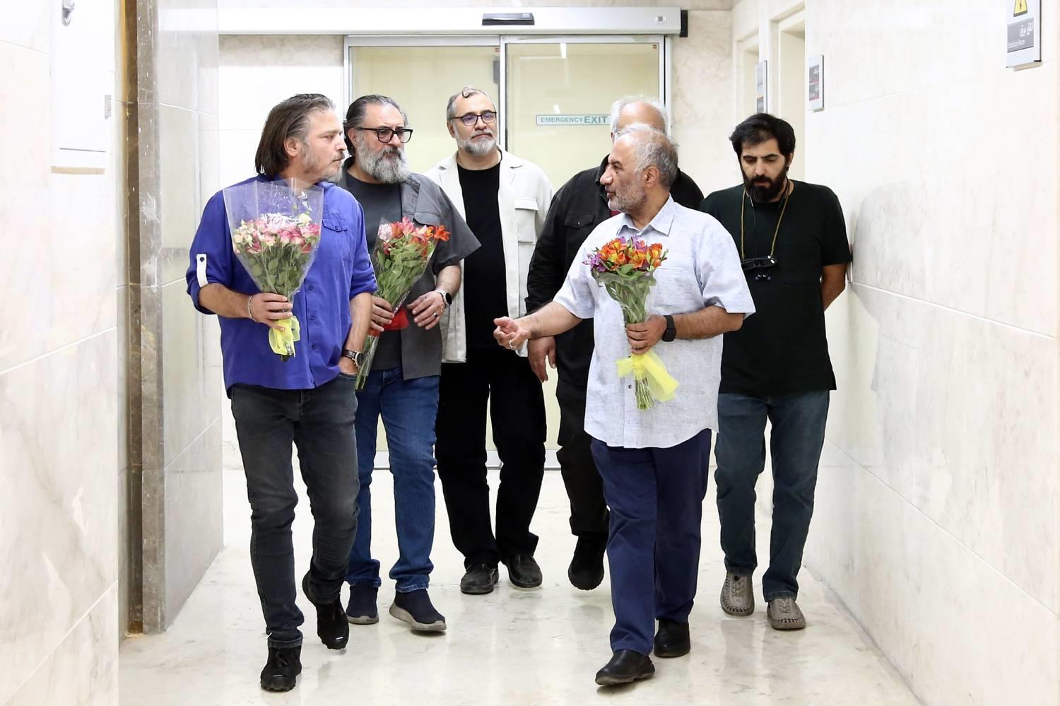 اهالی سینمابه عیادت مجروحان حمله صهیونیست‌ها رفتند +تصاویر