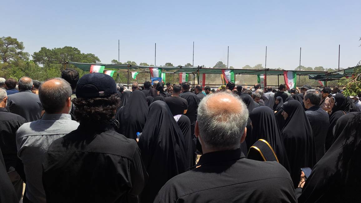 تشییع بیست تن از شهدای حمله اسراییل در بهشت زهرا