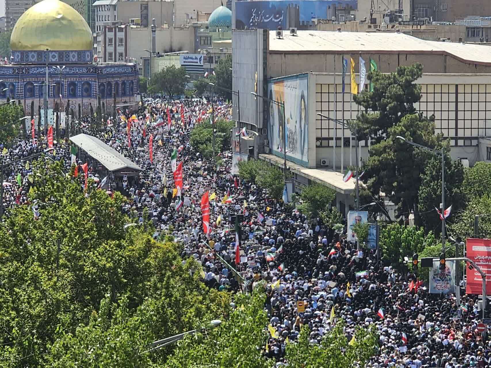 راهپیمایی جمعه نصر در سراسر کشور؛ از حضور بازیگر سریال پایتخت تا تجلی همدلی و ایستادگی