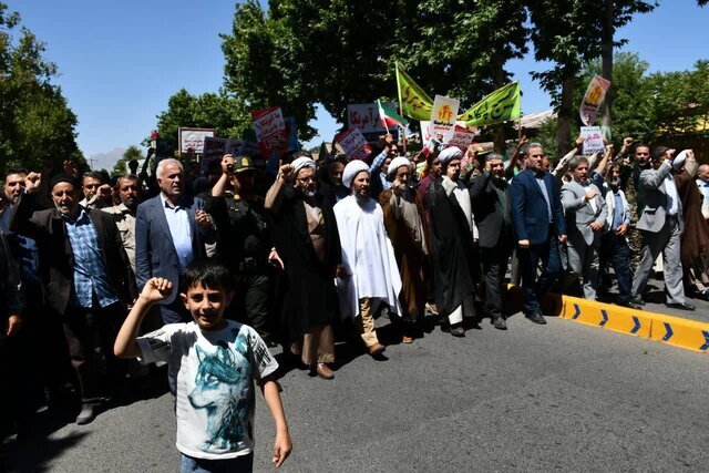 راهپیمایی جمعه نصر در سراسر کشور؛ از حضور بازیگر سریال پایتخت تا تجلی همدلی و ایستادگی
