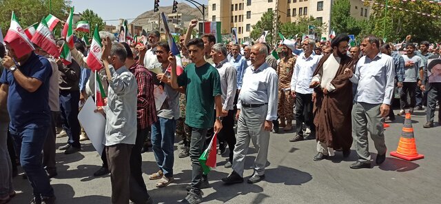 راهپیمایی جمعه نصر در سراسر کشور؛ از حضور بازیگر سریال پایتخت تا تجلی همدلی و ایستادگی