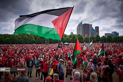 اعتراض مردم هلند به نسل کشی در غزه