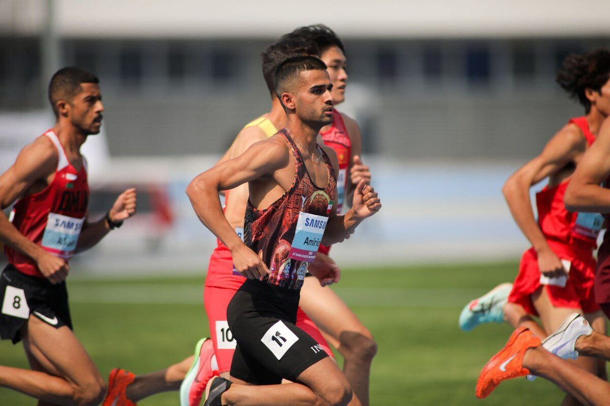 دو و میدانی قهرمانی آسیا|صعود زمانپور و امیریان به فینال 1500 متر