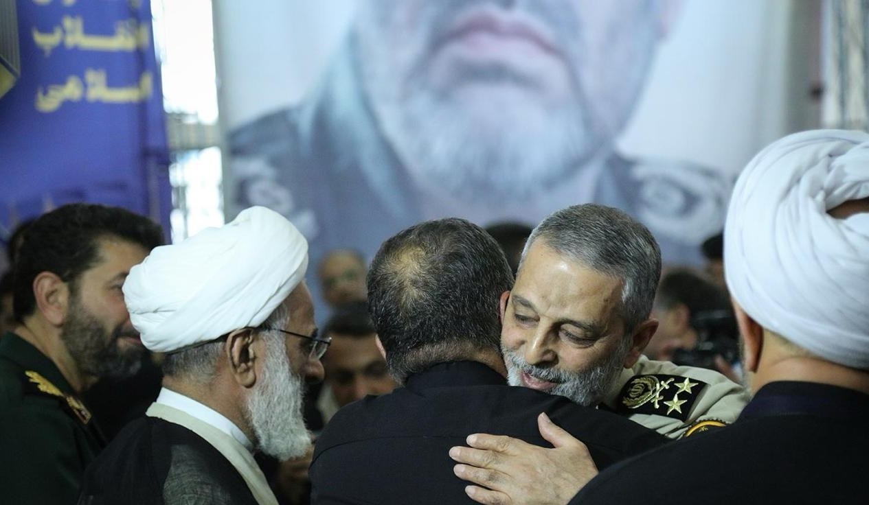 گرامیداشت شهدای اقتدار با حضور سران قوا؛ شعار مرگ بر آمریکا در مصلی تهران طنین‌انداز شد