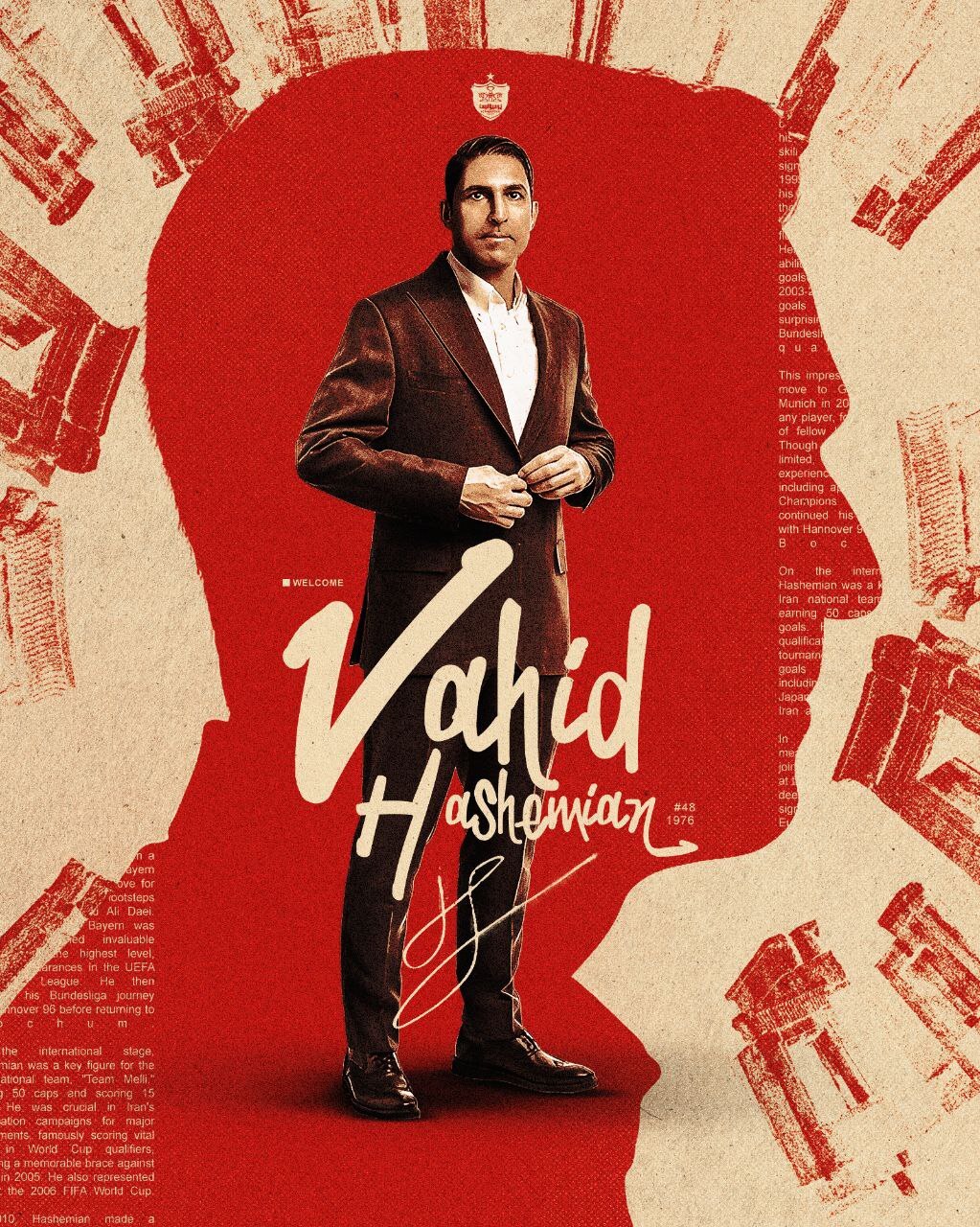 رسمی| وحید هاشمیان سرمربی پرسپولیس شد رسمی| وحید هاشمیان سرمربی پرسپولیس شد