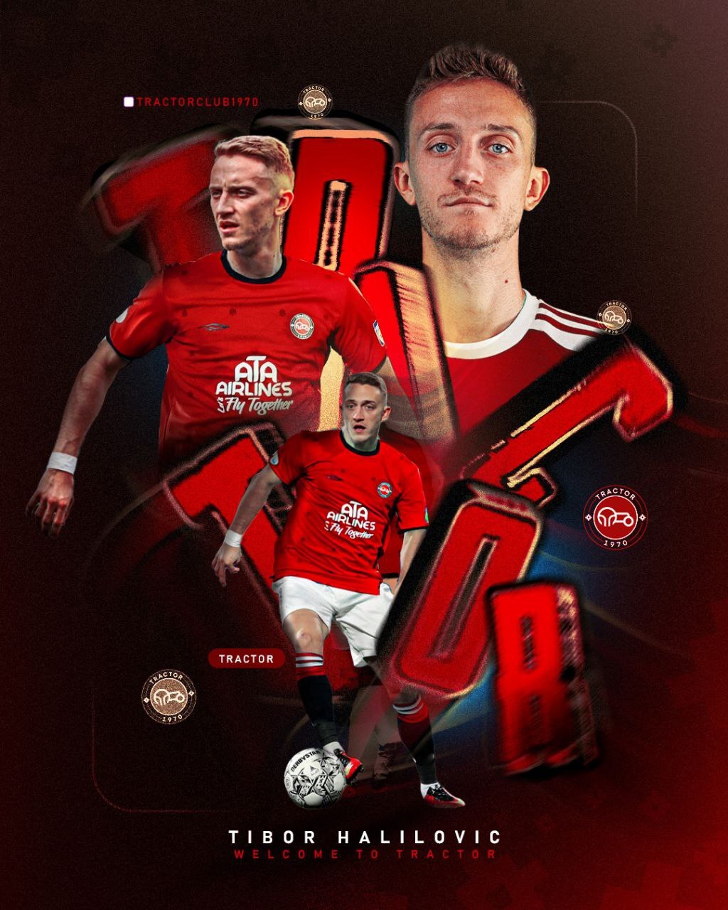 هافبک کروات به تراکتور پیوست