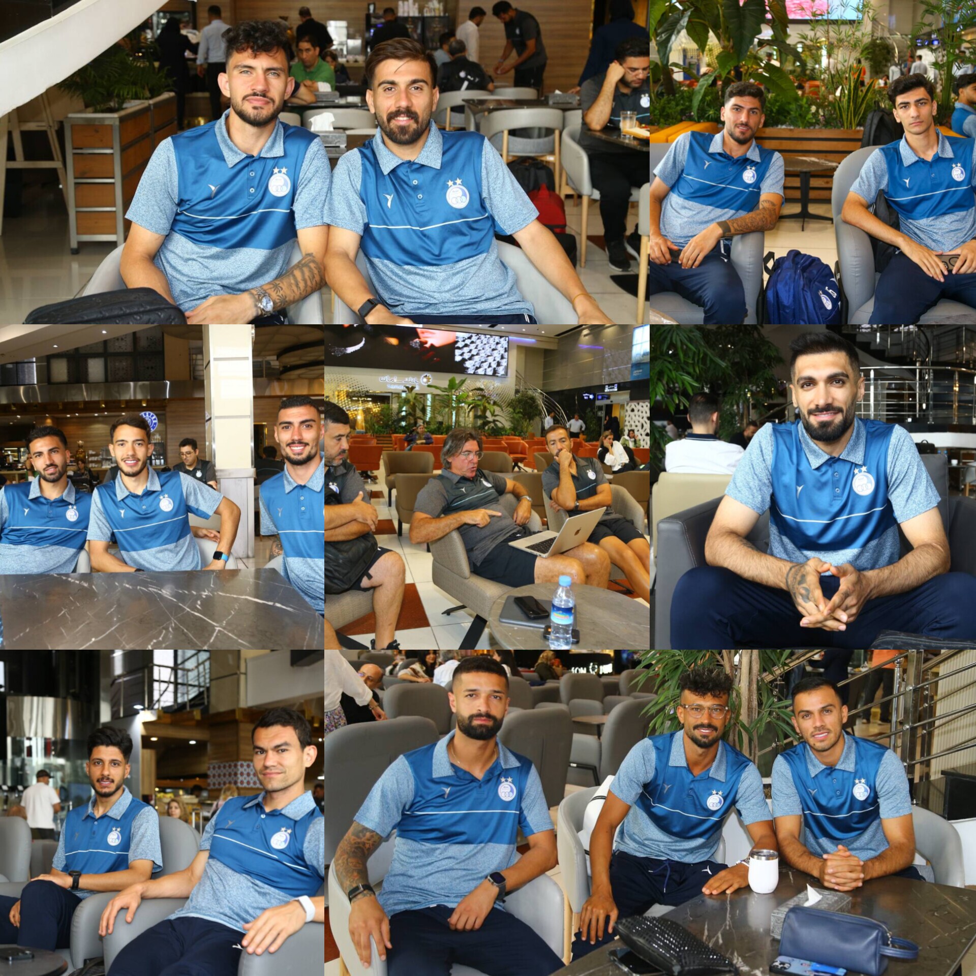 کاروان استقلال بدون دروازه‌بان اصلی خود راهی ترکیه شد +تصاویر