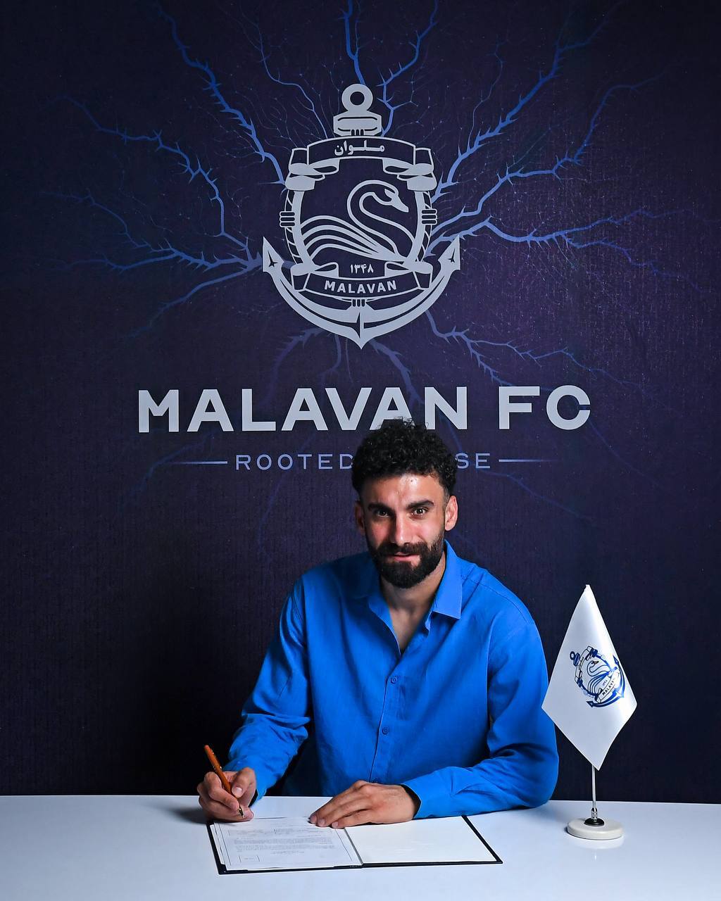 یحییزاده رسما به ملوان پیوست+عکس یحییزاده رسما به ملوان پیوست+عکس