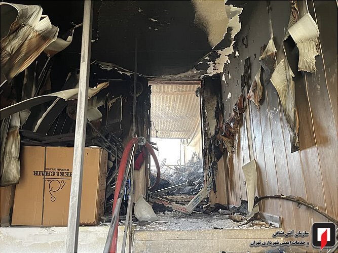 تغییر کاربری غیراصولی، یک ساختمان ۳ طبقه در محدوده ولیعصر را سوزاند تغییر کاربری غیراصولی، یک ساختمان ۳ طبقه در محدوده ولیعصر را سوزاند