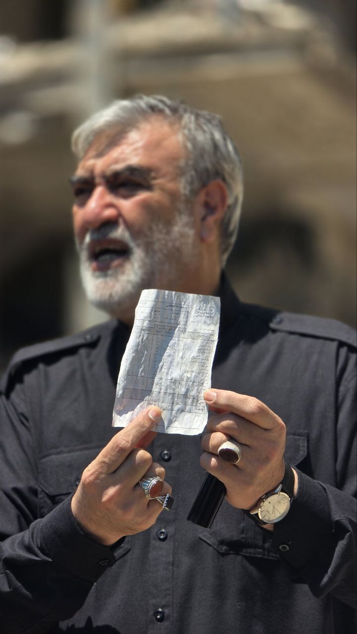 بازدید رئیس کمیسیون امنیت ملی از مناطق مسکونی مورد حمله رژیم صهیونیستی