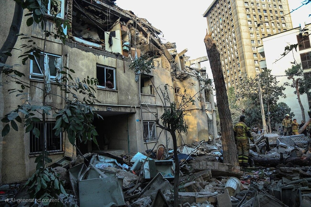 برگزاری تور بازدید از اماکن تخریب شده در حملات دشمن و محل شهادت شهدا