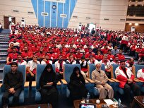 تجلیل از رشادت‌های امدادگران ؛ دفاع از مظلوم، مأموریت اصلی هلال‌احمر است + عکس