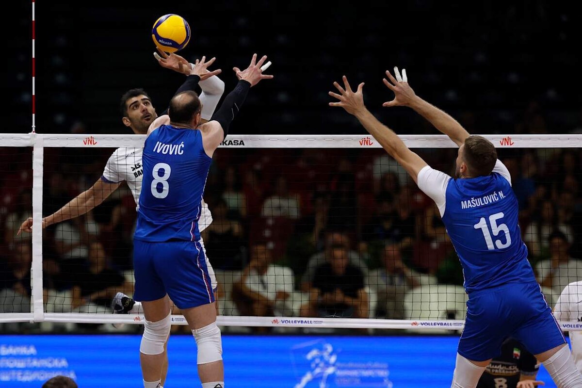 لیگ ملت‌های والیبال| اسماعیل‌نژاد و آهی مشترکا امتیازآورترین بازیکن زمین شدند