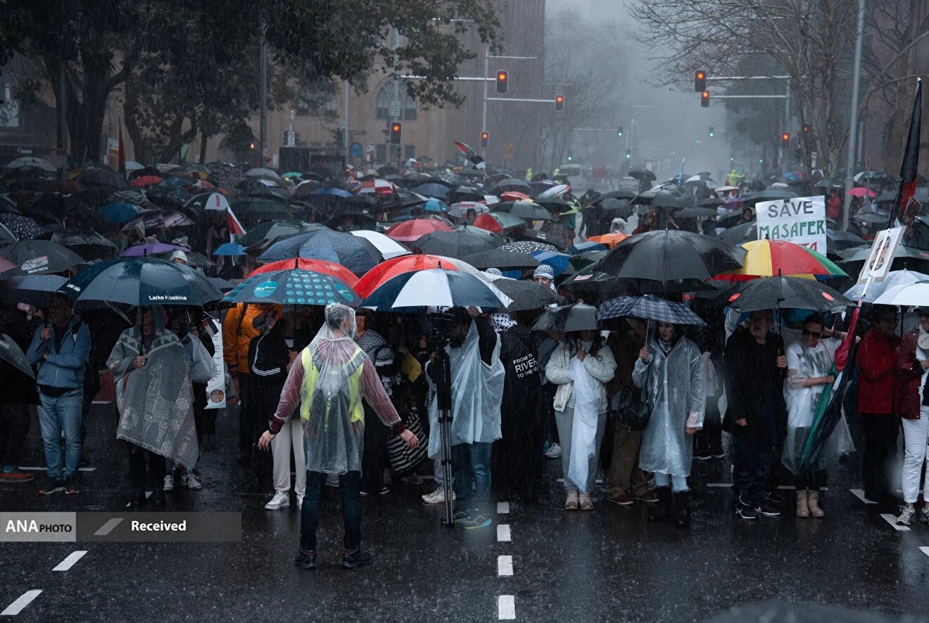 تظاهرات بی‌سابقه ۳۰۰ هزار نفری حامیان فلسطین در استرالیا